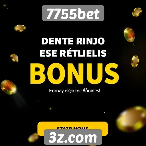 Comparativo das ofertas de bônus da 7755bet
